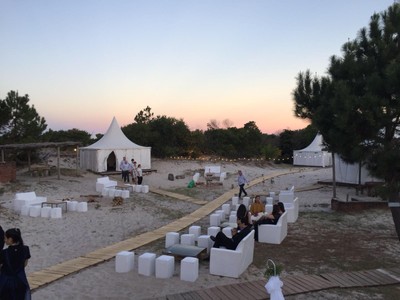 Casamiento Playa Escondida Eventos 2018 - Livings al aire libre