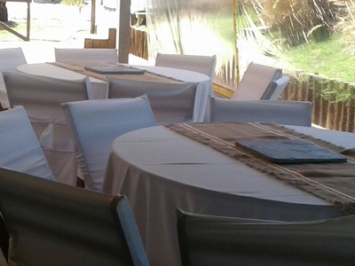 Casamiento Playa Escondida Eventos 2018 - Mesas, manteleria y decoraciones interiores naturales